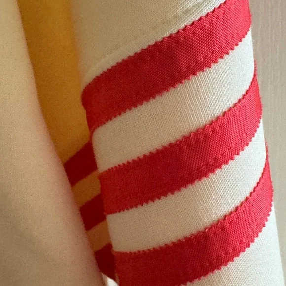 Adidas Women's Off-White Hoodie with coral Accents - Picture 3 of 4